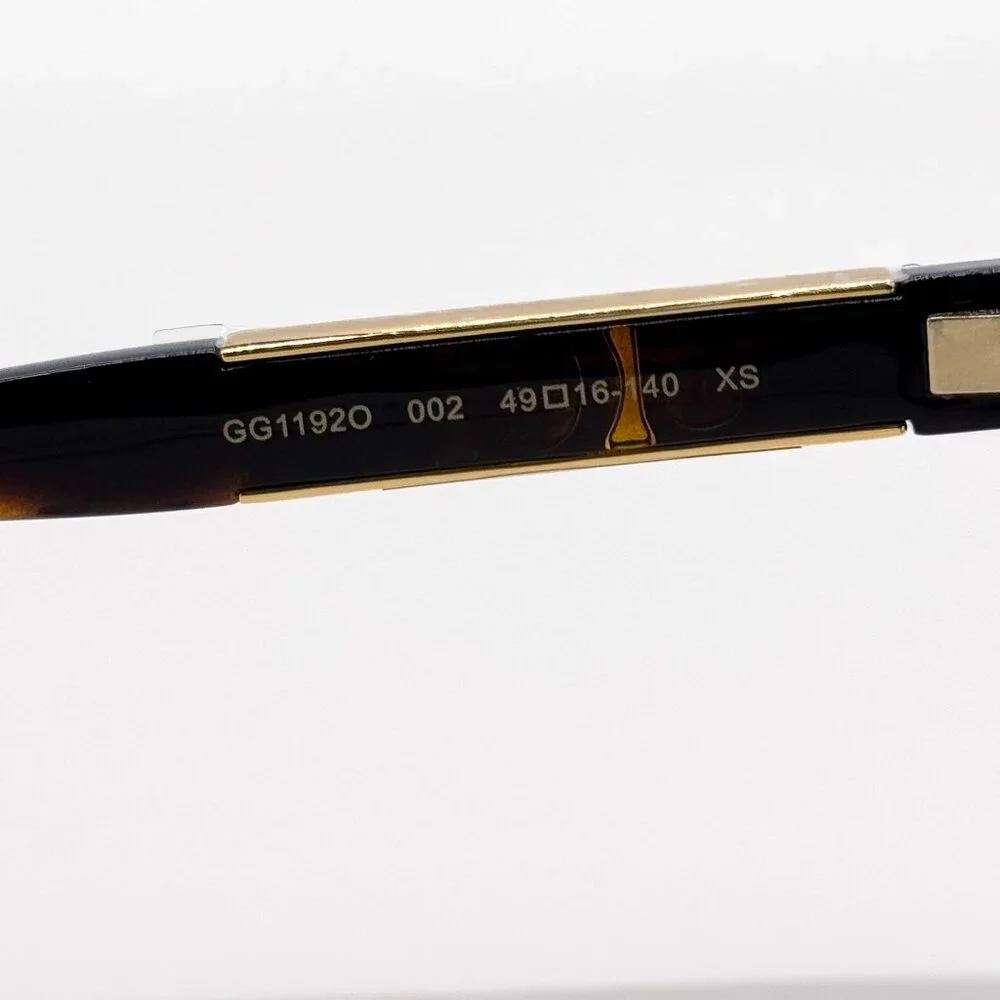 NEW GUCCI GG1192O 002 EYEGLASSES WOMEN HAVANA EYEWEAR
